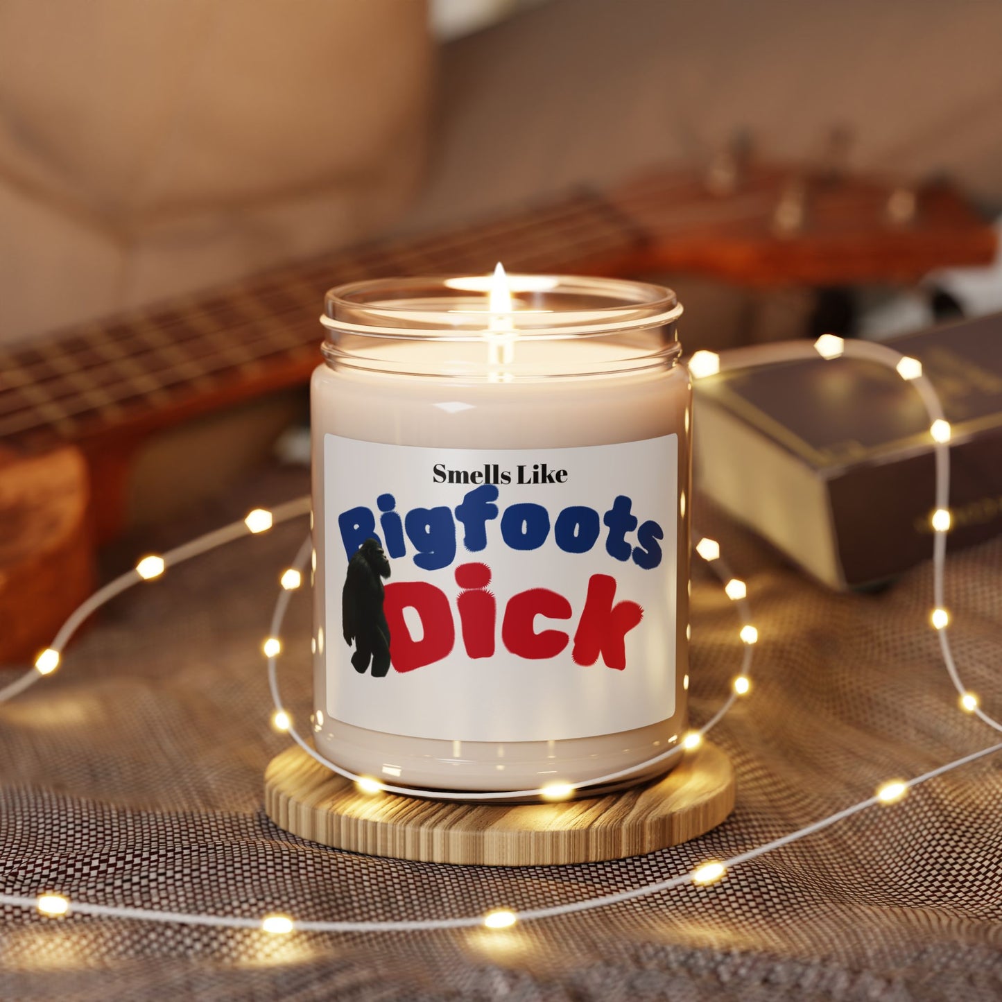 Bigfoot's Humor Scented Soy Candle - 9oz, Funny Gift, Relaxation, Home Decor, Unique Candle, Quirky Gift
