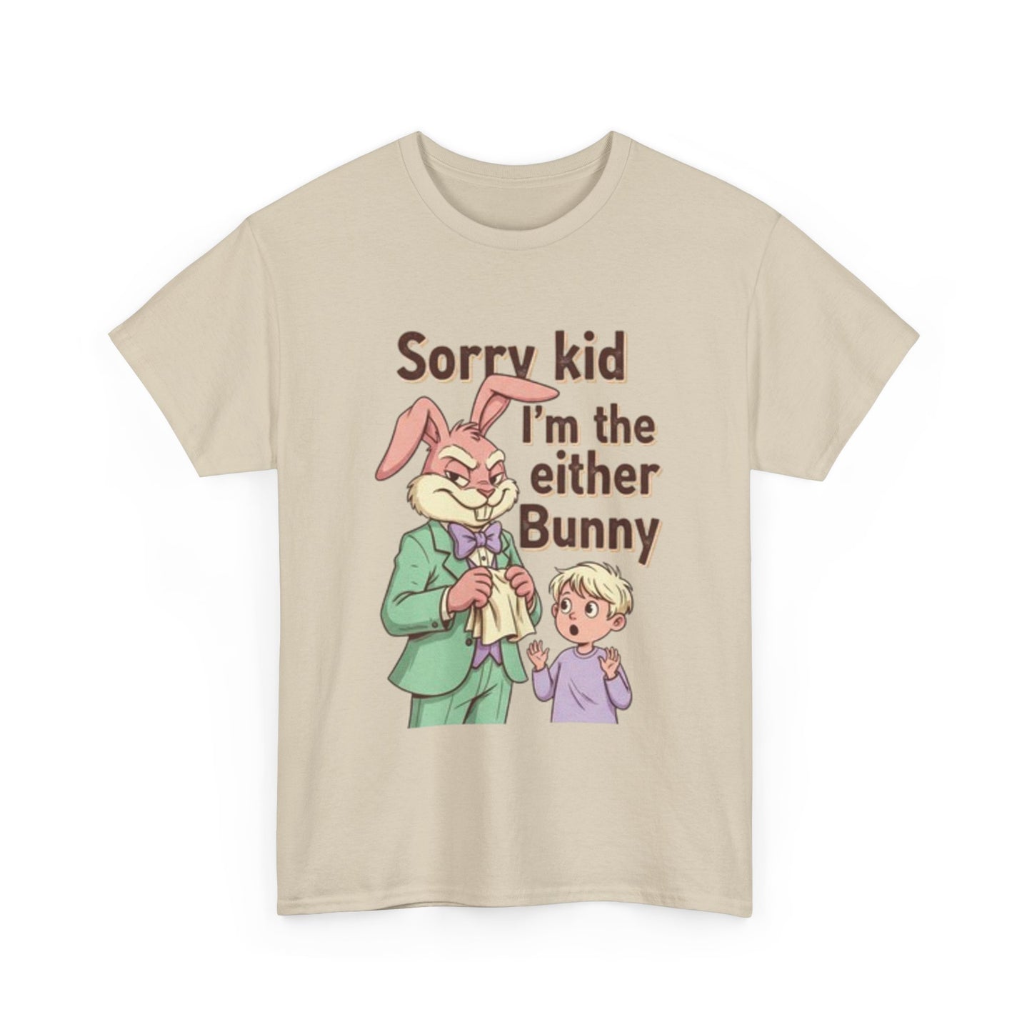 Easter Tee — "Sorry Kid I'm the Easter Bunny" Retro Bunny Graphic T-Shirt