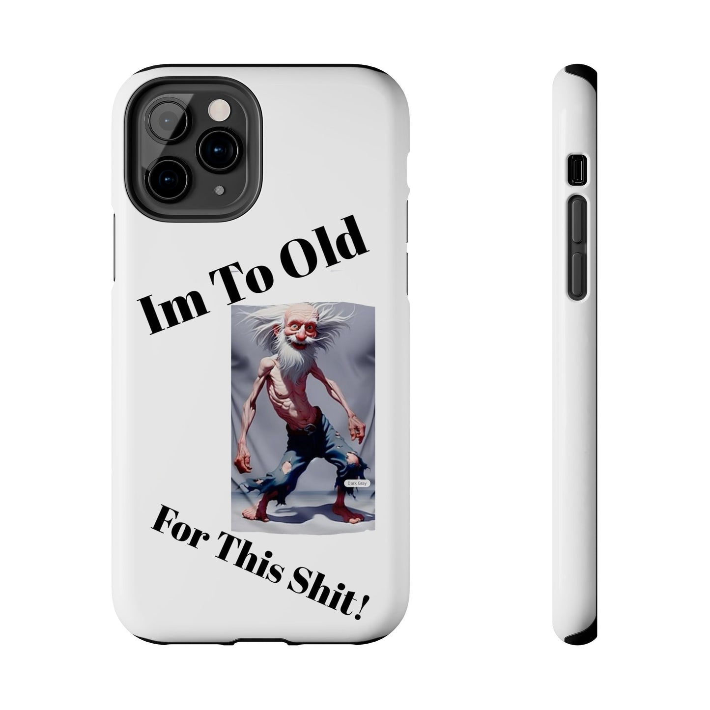 Humorous Tough Phone Cases, Quirky Phone Accessories, Gifts for Seniors, Fun Tech Gadgets, Unique Dad Gifts, Phone Protection