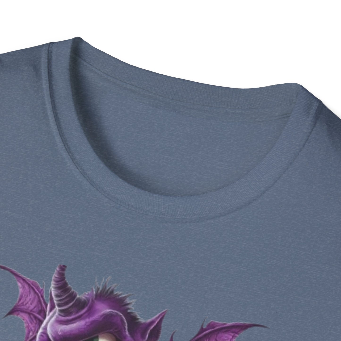 Cute Purple Monster T-Shirt — Playful Bat Creature Graphic Tee