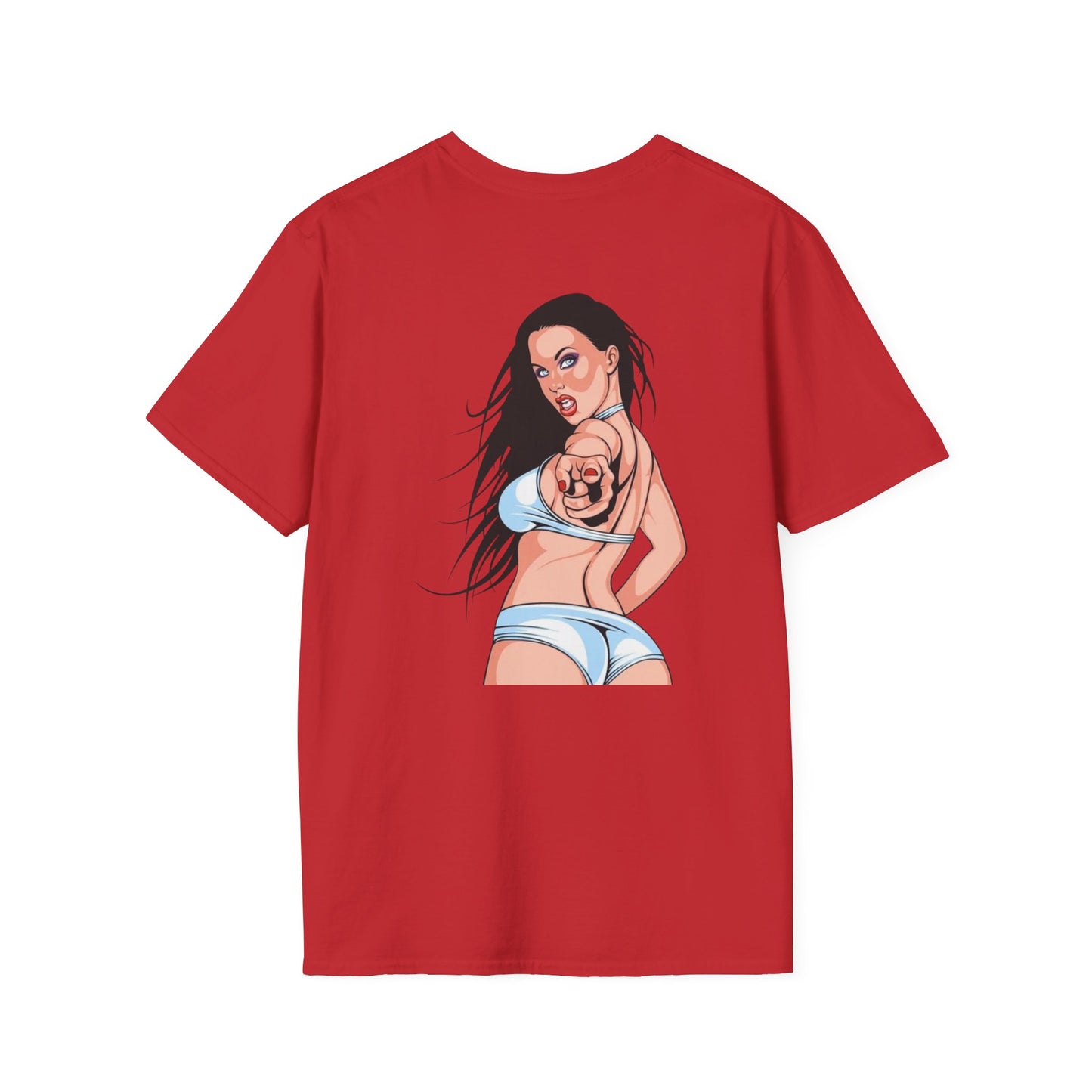 T-Shirt — "Rubber Buns and Liquor" Retro Breakfast & Whiskey Graphic Tee